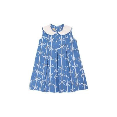 Mary Frances Frock - Braselton Bows with Worth Avenue White | The Beaufort Bonnet Company