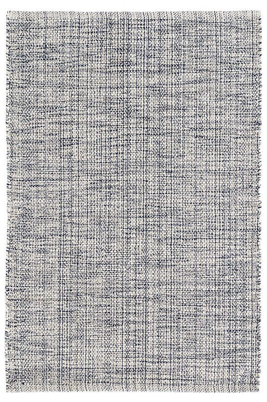 Best Seller! Marled Indigo Woven Cotton Rug | Annie Selke