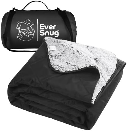 EverSnug Sherpa Waterproof Outdoor Blanket 85x55" - 300GSM Thick Fleece Camping Blanket for Trave... | Amazon (US)