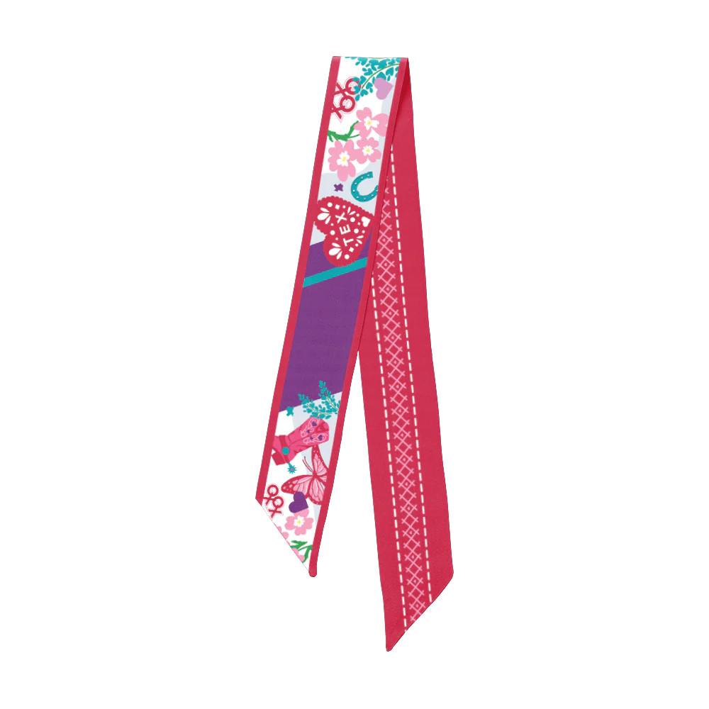 Deep in the Heart Twilly Scarf | Saturday Silks