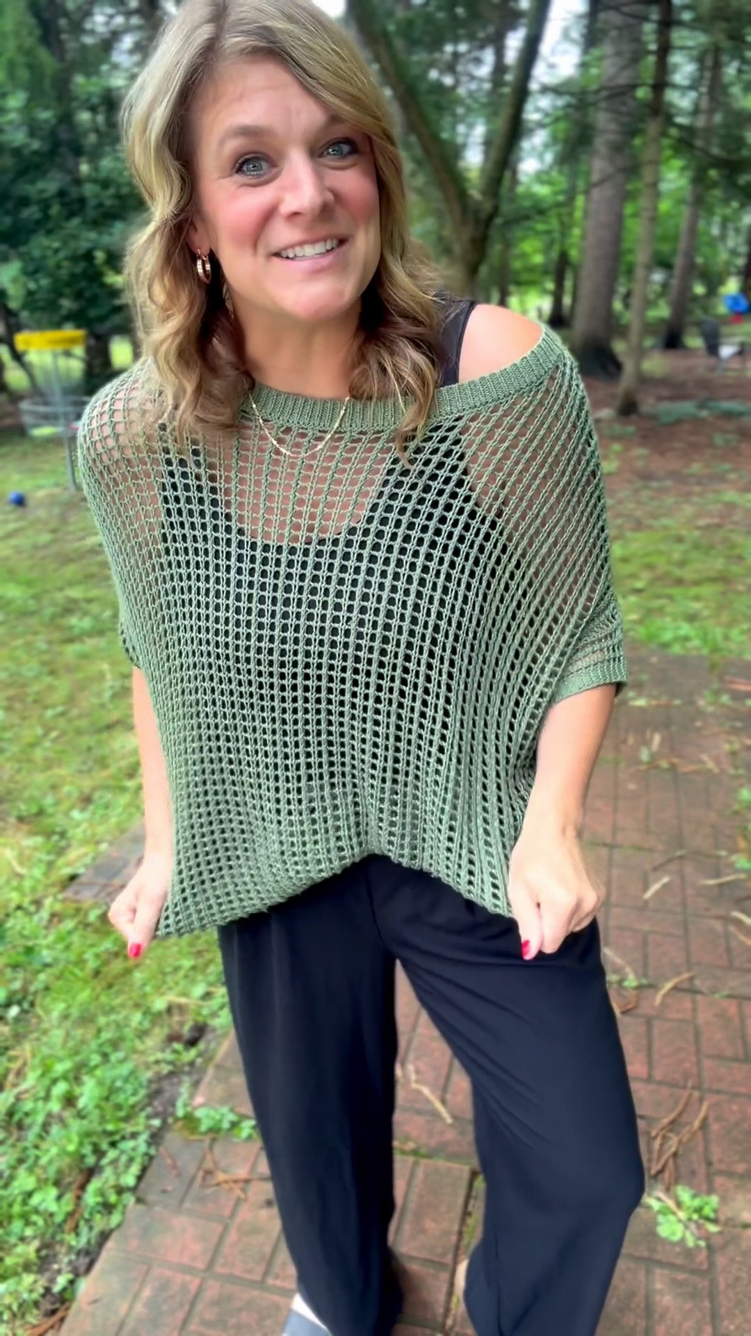 The top you’ll be reaching for all summer ☀️💙 This Dokotoo open knit top is lightweight, breathable, and the perfect way to stay cool while giving just the right amount of coverage if you don’t love showing your arms. 🙌

Wear it on or off the shoulder, dress it up with white jeans or keep it casual with shorts—it’s one of those versatile pieces you’ll style over and over. Plus, it comes in multiple gorgeous colors!

If you’re looking for the perfect summer sweater top, lightweight knit top, or an easy vacation outfit, this one’s a must-have. 💕 #Dokotoo #OpenKnitTop #SummerFashion #SummerOutfit #MidsizeStyle

#LTKTall #LTKMidsize #LTKOver40