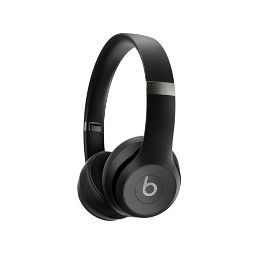 Beats Solo 4 - Wireless On-Ear Bluetooth Headphones, Up to 50-Hour Battery Life, Ultra-Lightweight Comfort, Powerful and Balanced Sound, Apple & Android Compatible - Matte Black | Amazon (US)