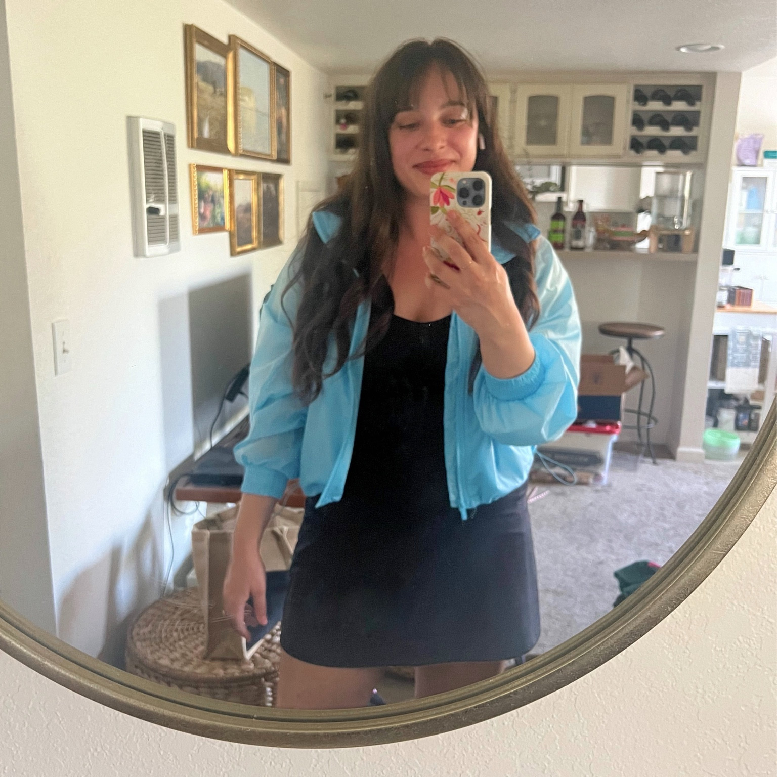 My sporty getup as a spectator for the 2nd annual Pickleball with a Purpose charity event. 🩵🏓  

#LTKActive