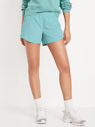 Mid-Rise StretchTech Run Shorts -- 4-inch inseam | Old Navy (US)