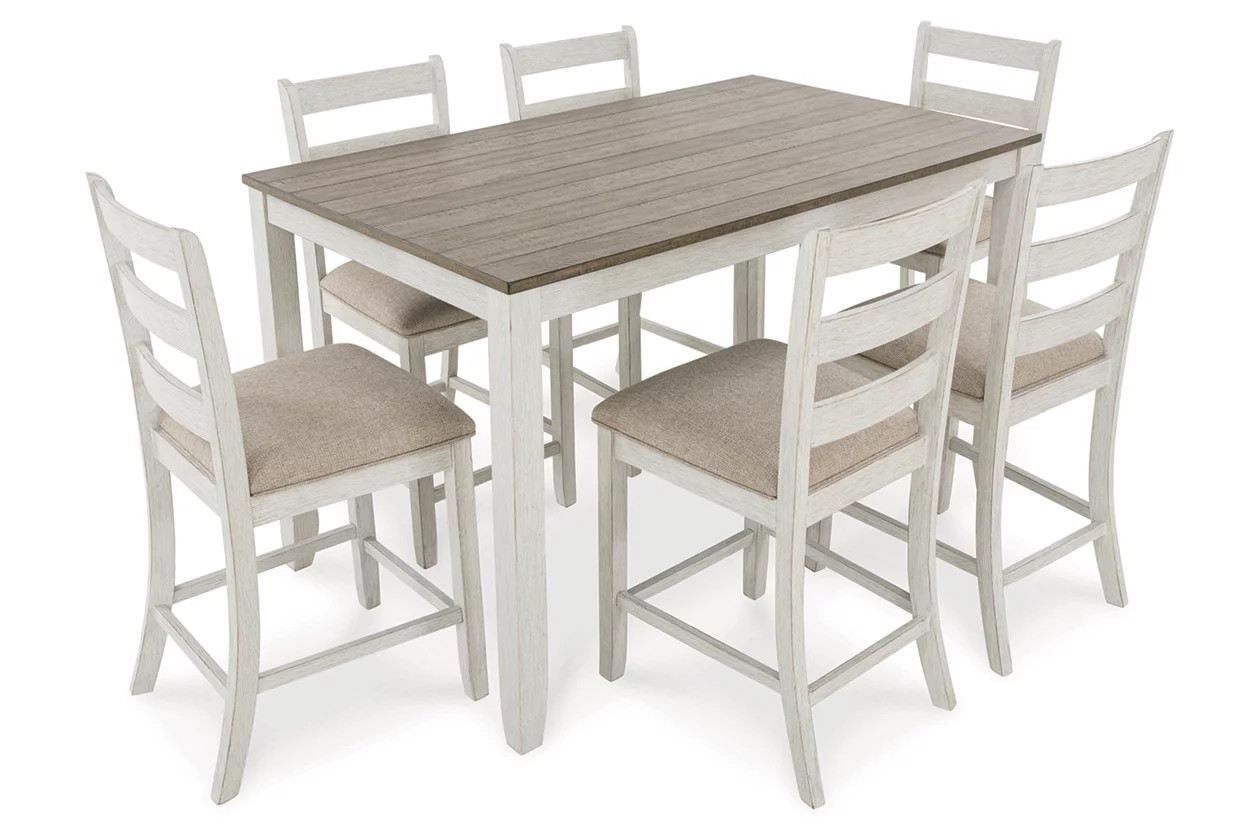Skempton Counter Height Dining Table and Bar Stools (Set of 7) | Ashley | Ashley Homestore