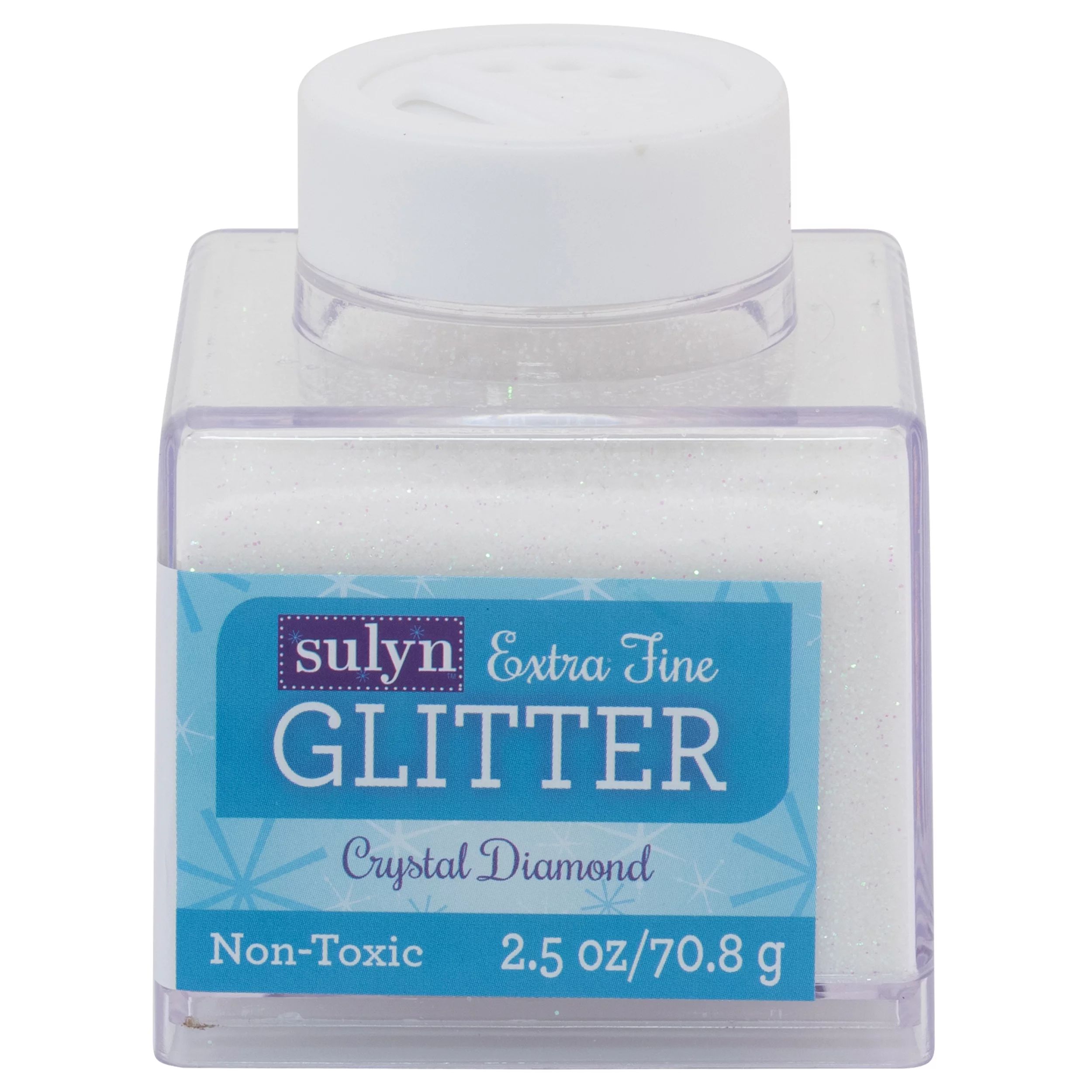 Sulyn Extra Fine Glitter for Crafts, White Crystal Diamond, 2.5 oz | Walmart (US)