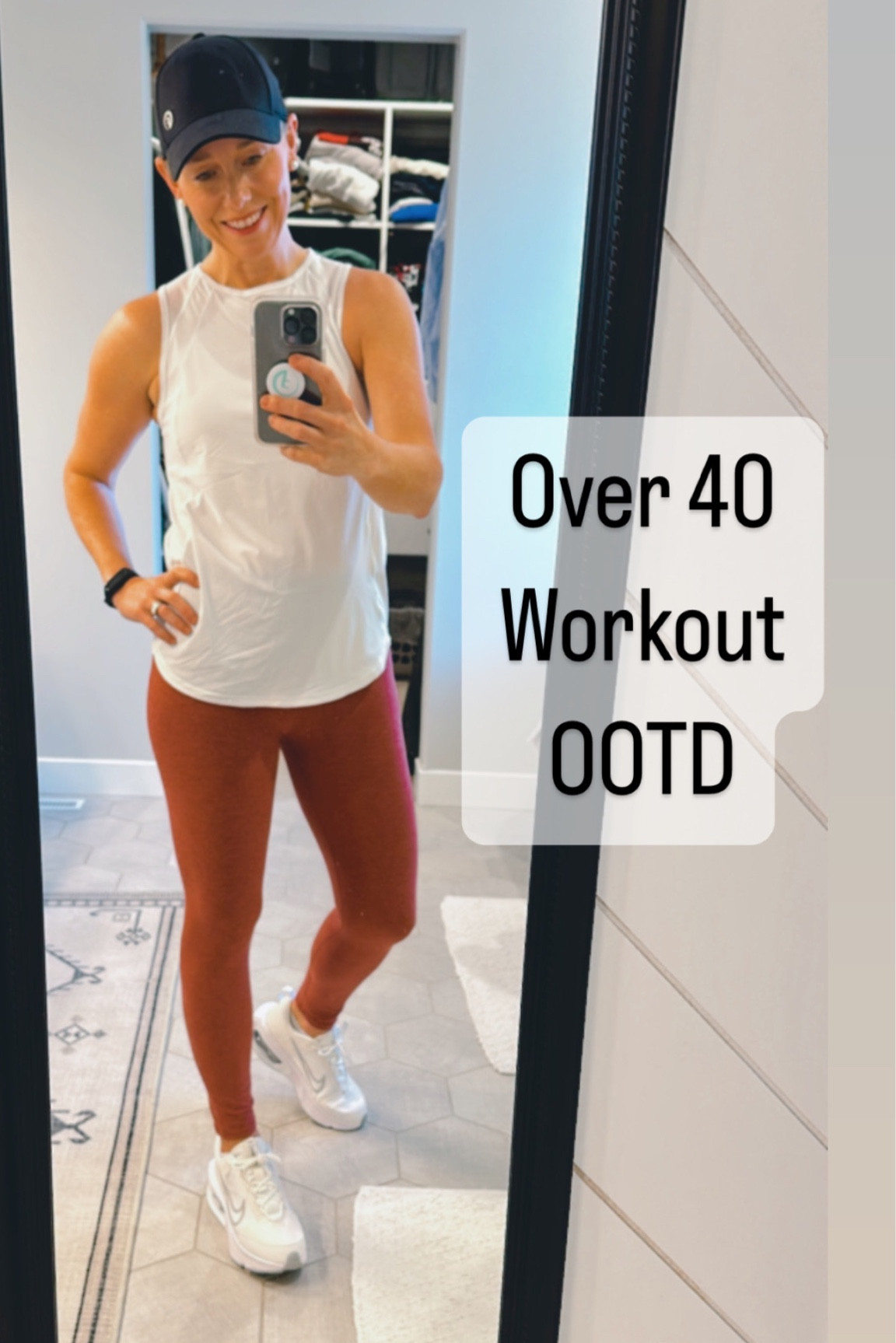 Got my first pair of these Vuori clean elevation leggings on our recent trip to Palm Springs, and they won’t be my last pair!  

This color is on sale for $49 in some sizes!  I’m wearing a medium and they are soooo soft & buttery.  

Paired with lulu top, my faster way baseball cap and my fav Nikes. All linked below! 

#LTKfitness #LTKover40 #LTKsalealert