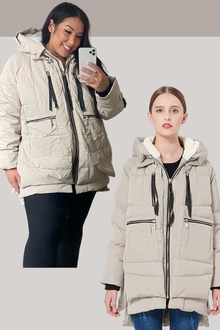 Model vs Me! I am very impressed with this puffy coat from Amazon- it’s roomy and cozy and perfect for chilly weather this fall and winter. 🖤 Puffer Coat | Amazon Outerwear | Winter Coat | Fall Coat | Midsize Coats | Amazon Fashion

#LTKSeasonal #LTKcurves #LTKunder100