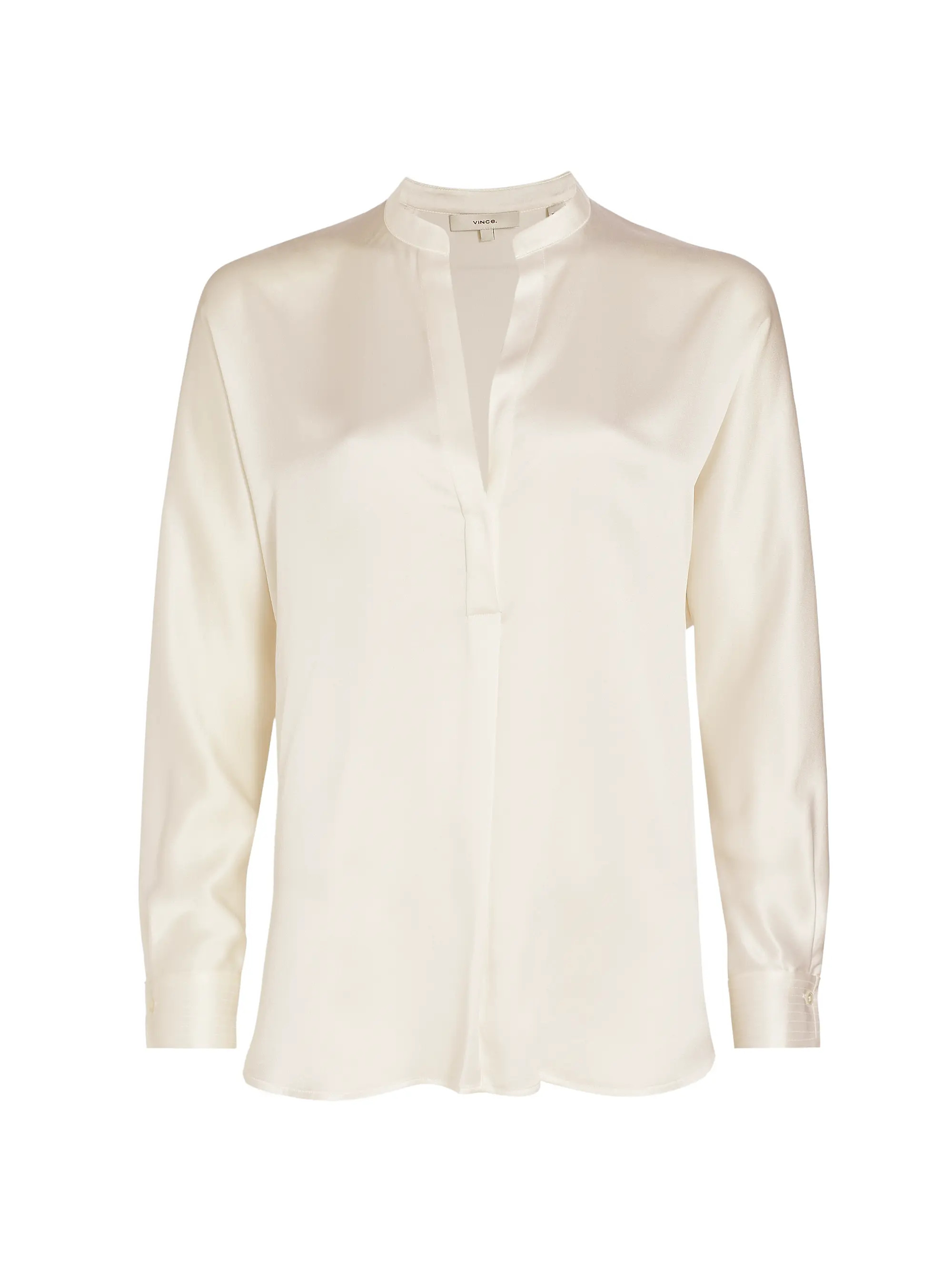 Silk Long-Sleeve Blouse | Saks Fifth Avenue
