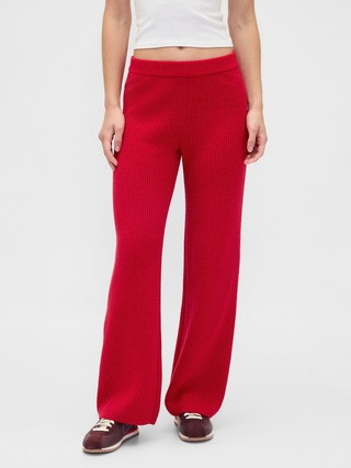 CashSoft Shaker-Stitch Sweater Pants | Gap (US)