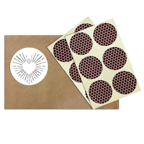1” Circle Match Striker Stickers – 12 Pieces | Bumble/Dotted Pattern Match Strike Paper with Adhesive Pre-Cut in Circles for Easy Match Lighting | Also Available in Charcoal or Brown & Many Sizes | Amazon (US)