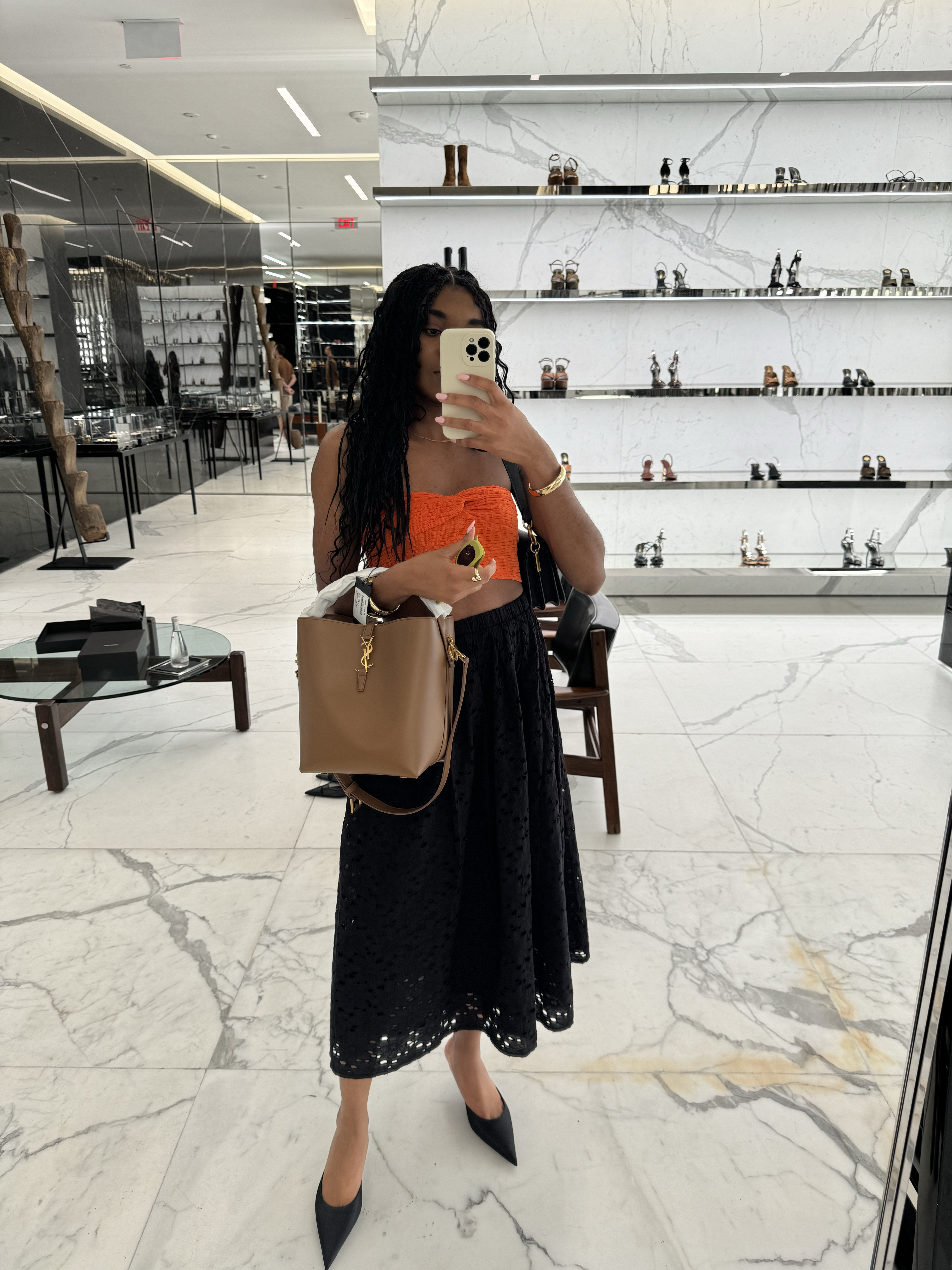 Chilling in the YSL Store. 