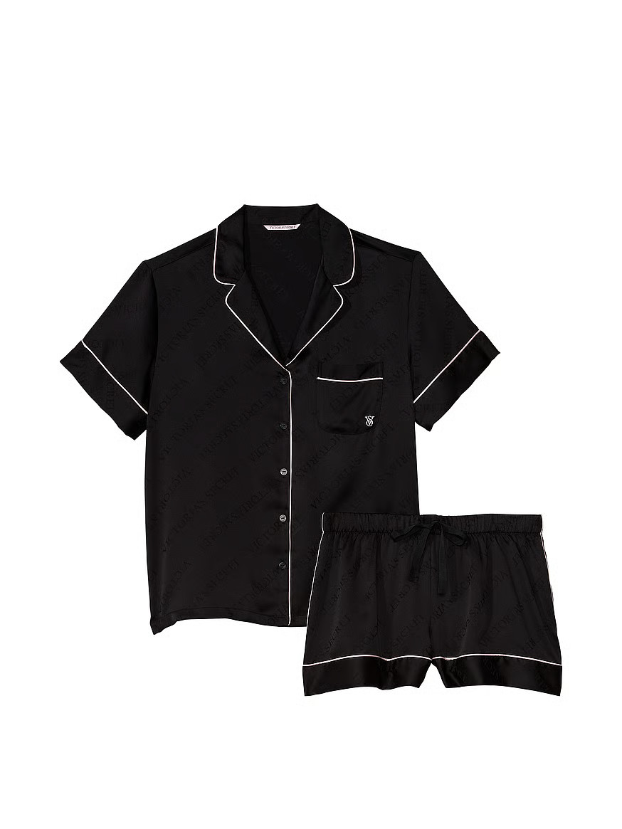 Satin Short Pajama Set | Victoria's Secret (US / CA )