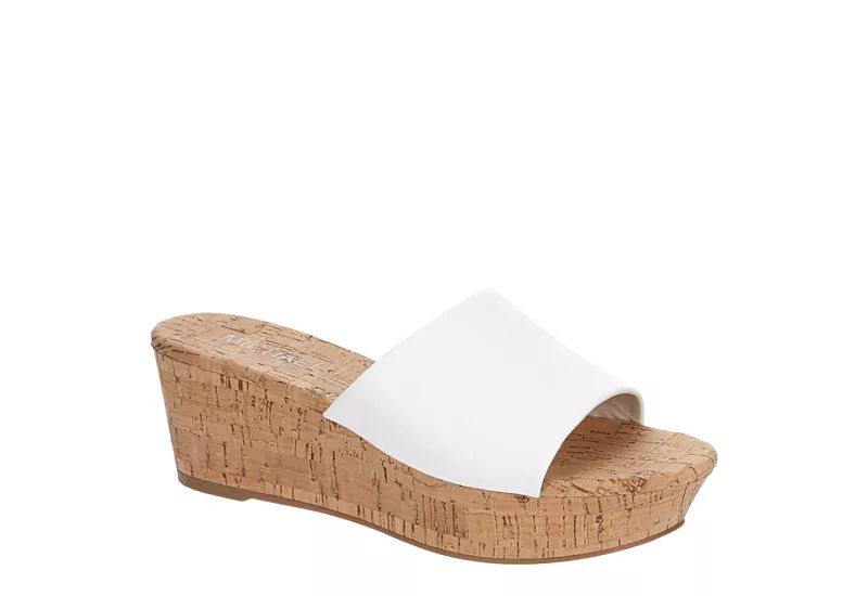 WHITE MICHAEL BY MICHAEL SHANNON Womens Ibiza Wedge Sandal | Rack Room Shoes