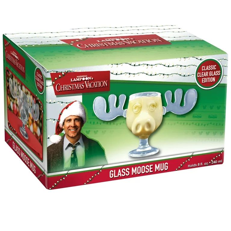 National Lampoon Christmas Vacation Griswold Glass Moose Mug Holds, 8 Ounces | Walmart (US)