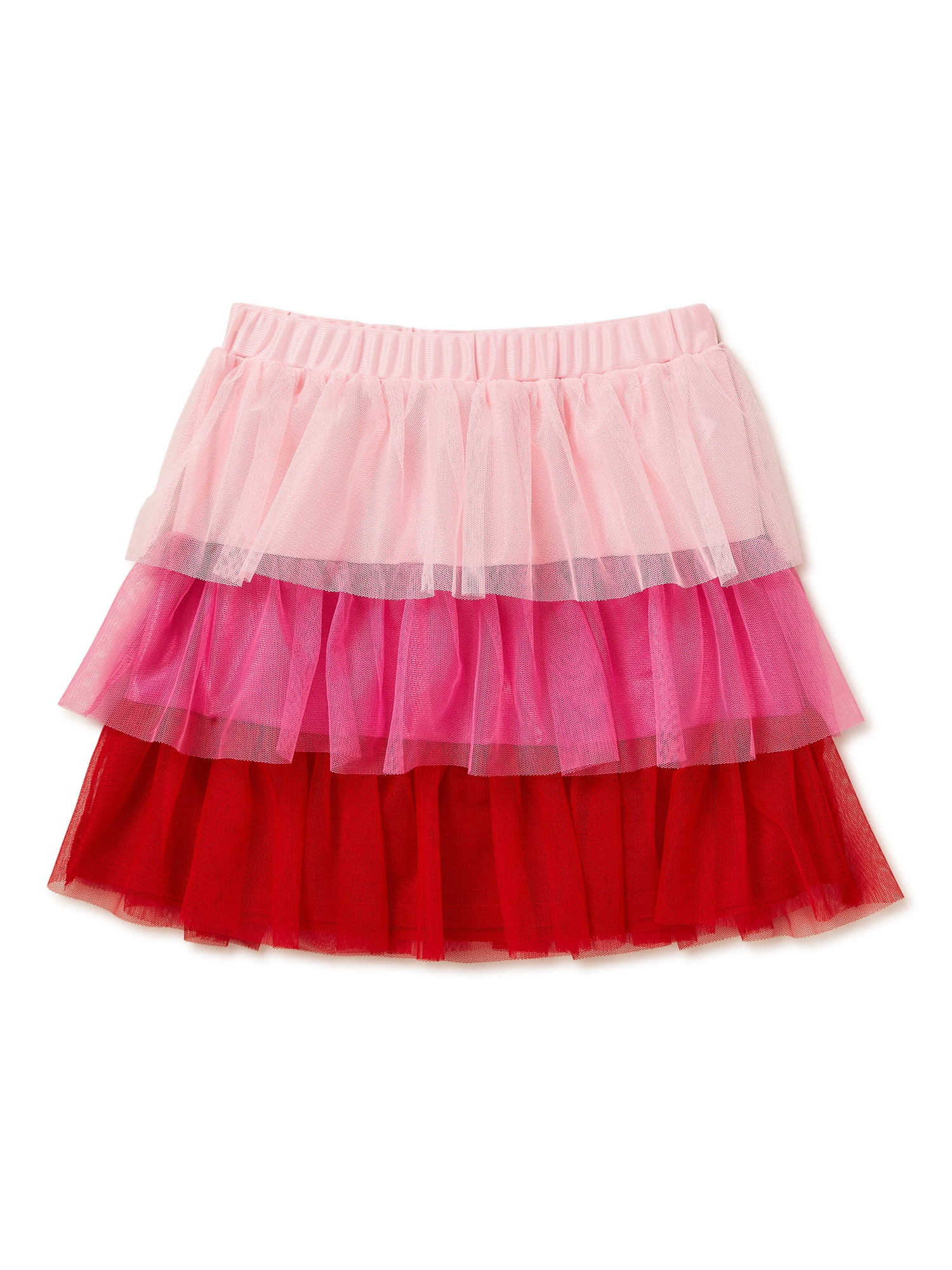 Valentine's Day Girls Tiered Skirt, Sizes 4-18 | Walmart (US)