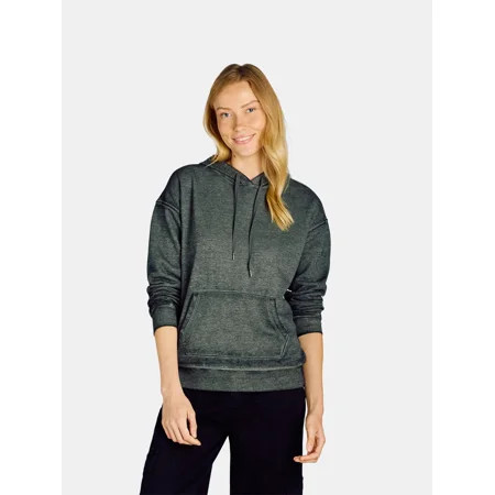 Time and Tru Women s and Women’s Plus Washed Hoodie Sizes XS-XXXL | Walmart (US)