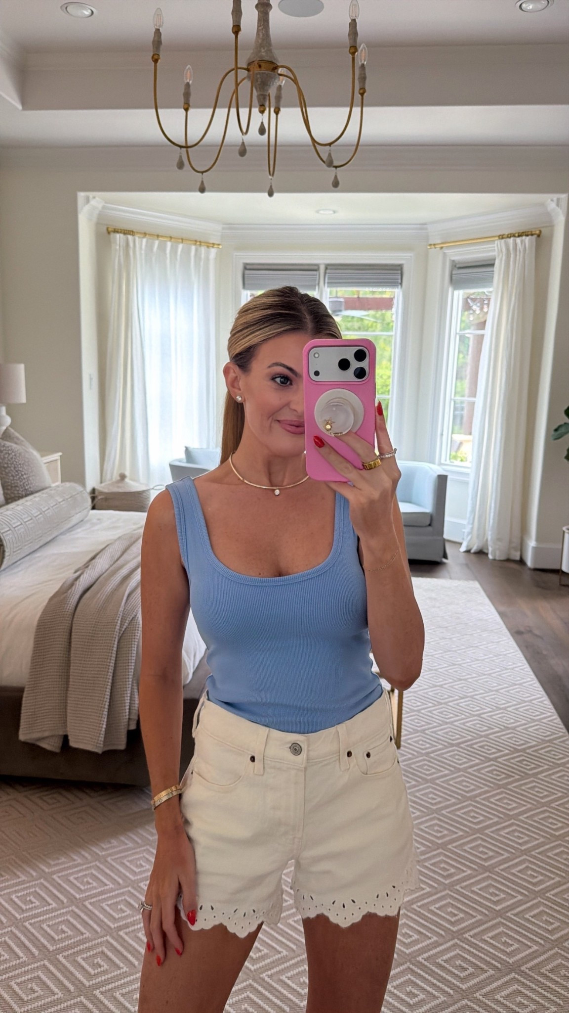 today’s ootd 

(wearing size small in the tank & size 25 in the shorts)



#LTKSeasonal #LTKSaleAlert #LTKmomlife