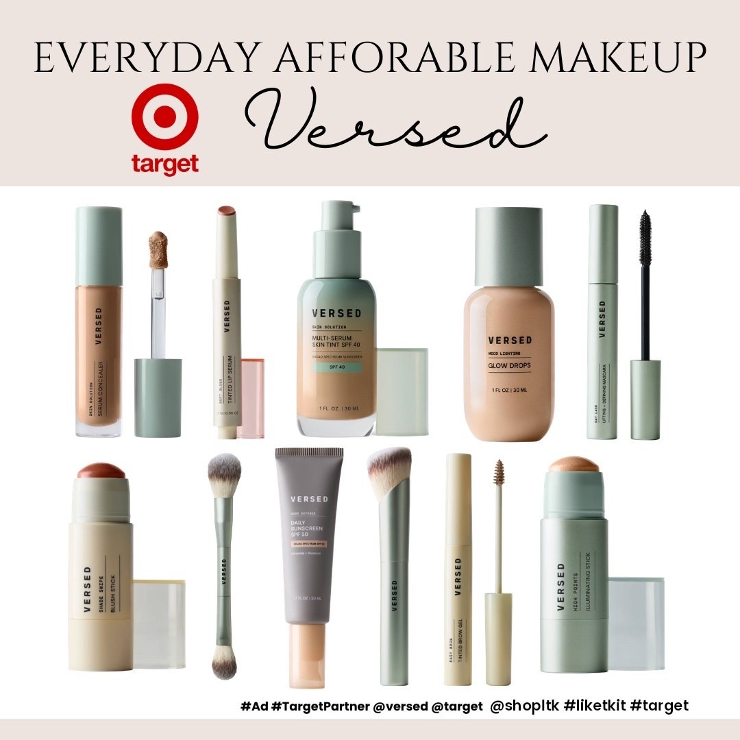 #Ad Versed at Target delivers high-performance skincare and makeup with skin-first ingredients, effortless finishes and budget-friendly pricing! #TargetPartner @Target @versed #target #liketkit @shop.ltk

#LTKOver40 #LTKmomlife #LTKselfcare