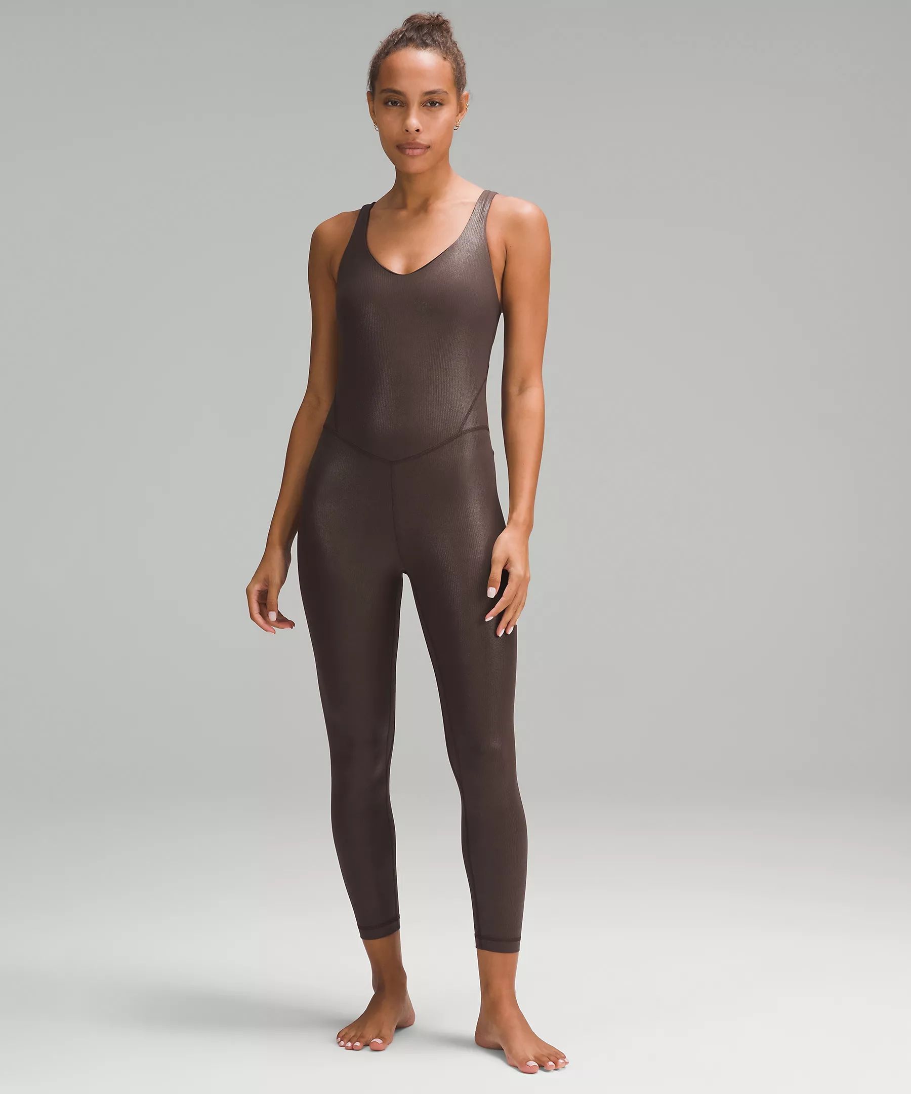 lululemon Align™ Ribbed Bodysuit 25" *Shine | Women's Dresses | lululemon | Lululemon (US)
