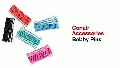 Conair Scunci Matte Black No Slip Grip Bobby Pins- 45ct | Target