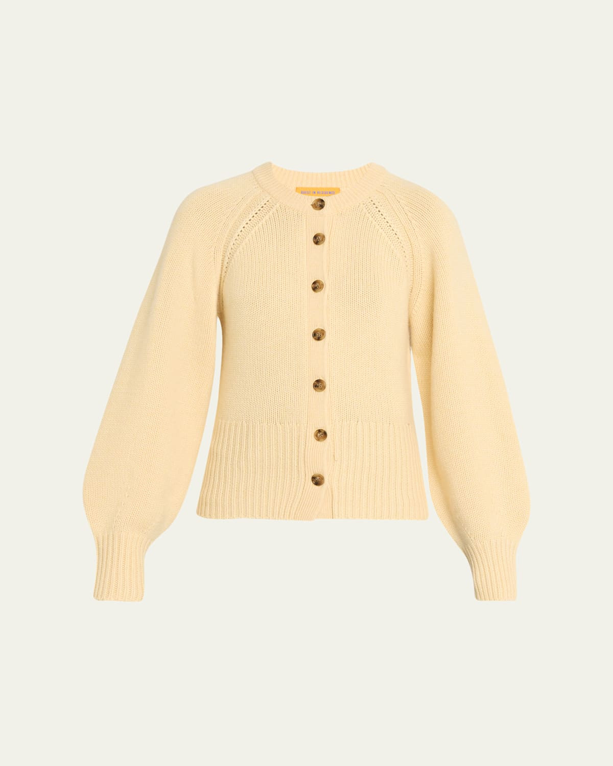 Sculpted Crewneck Cashmere Cardigan | Bergdorf Goodman