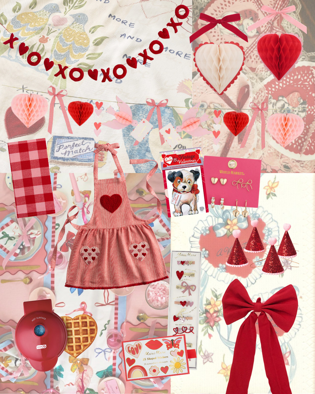 Retro Valentine's!! Perfect for making waffles in the morning or for those looking for simple but timeless decor 

 #LTKmomlife #LTKSeasonal #LTKKids