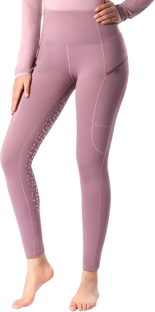 Harrison Howard Women's Full Seat Silicon Grip Equestrian Breeches Horse Riding Tights High Waist... | Amazon (US)