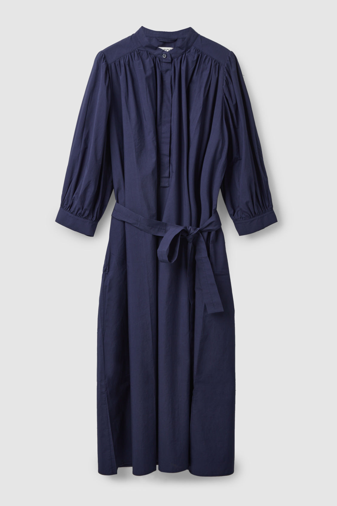 PUFF-SLEEVE BELTED DRESS (PETITE) | COS (US)