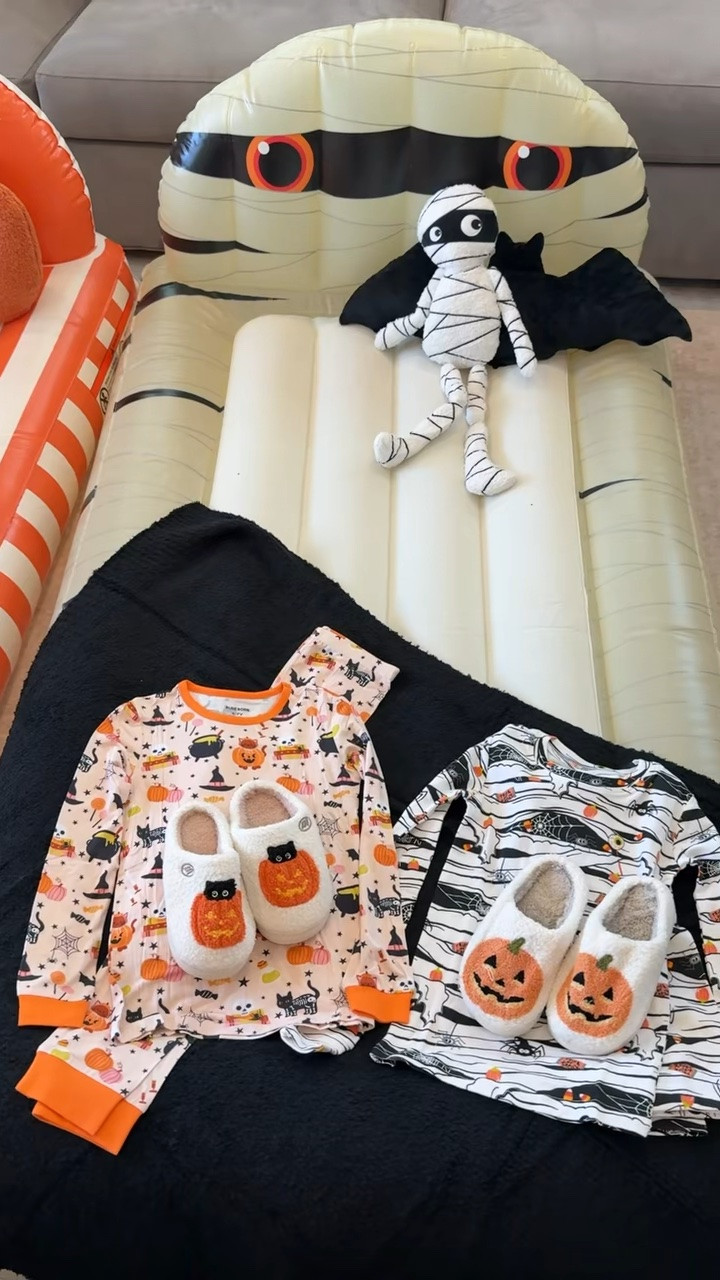Halloween movie night with all of Fun boys Halloween inflatables, kids pajamas, Halloween pillows

15% off code- KANDM15

#LTKmomlife #LTKHome #LTKSeasonal