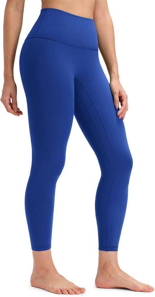 CRZ YOGA Butterluxe No Front Seam Yoga Leggings 25" - High Waisted Womens Lounge Pants Pilates Wo... | Amazon (US)