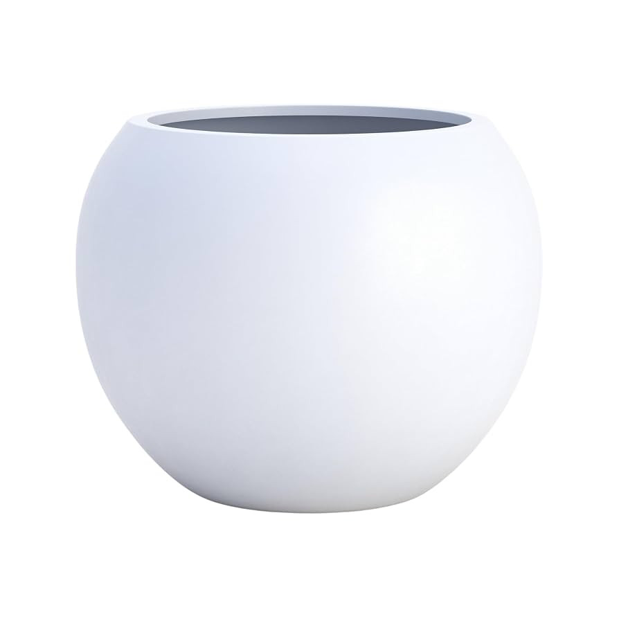 DTY Signature Mount Sherman Lightweight Durable Modern Fiberstone Sphere Planter for Indoor & Out... | Amazon (US)
