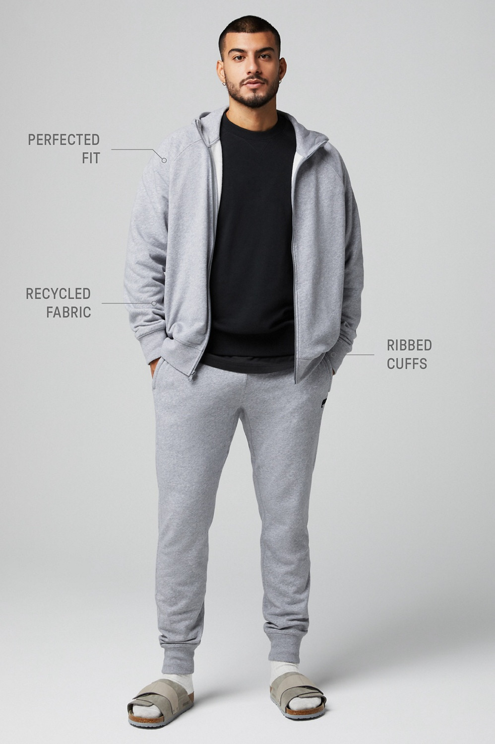 The Year Round Terry Full Zip Hoodie | Fabletics - North America