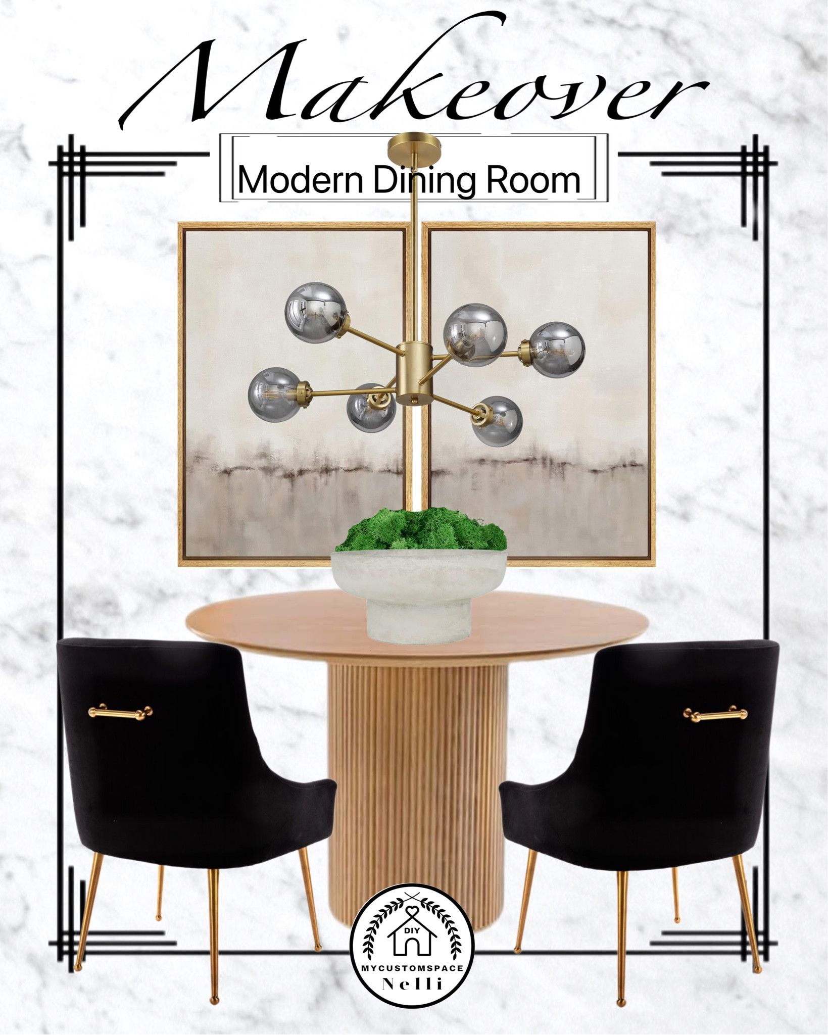Modern Dining Room inspiration🤎
I have the same chairs and chandelier and they look awesome together. My dining table is similar to this , but a DIY like you can see in the previous video. 

DIY, dining room, dining table, room makeover in budget 

#LTKhome #LTKxPrime #LTKsalealert