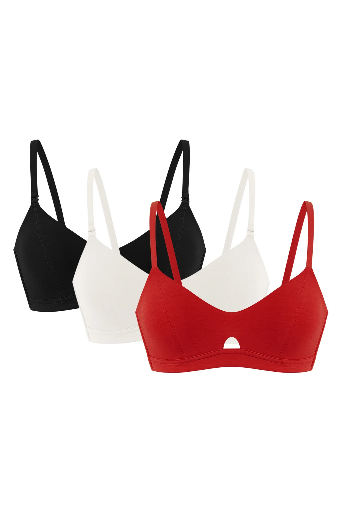 Pure Comfort Soft Modal Triangle Bra Trio | NEIWAI