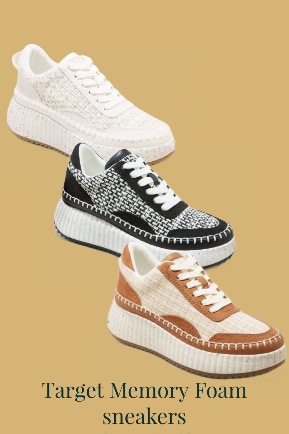 These target sneakers are CONSISTENTLY in my best sellers! They’re super comfy with memory foam. I need to get the black pair! I size down half a size in these  

#LTKshoecrush #LTKfindsunder50 #LTKfitness