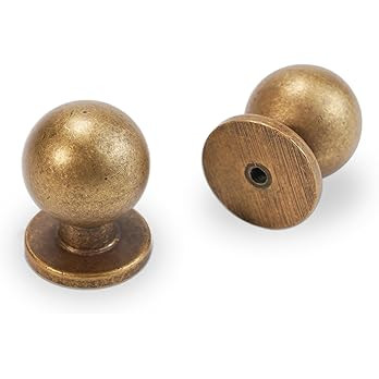 10 Pack Antique Brass Kitchen Cabinet Knobs Vintage Drawer Knobs Aged Bronze Kitchen Cabinet Hard... | Amazon (US)