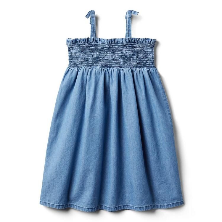 Smocked Chambray Dress | Janie and Jack