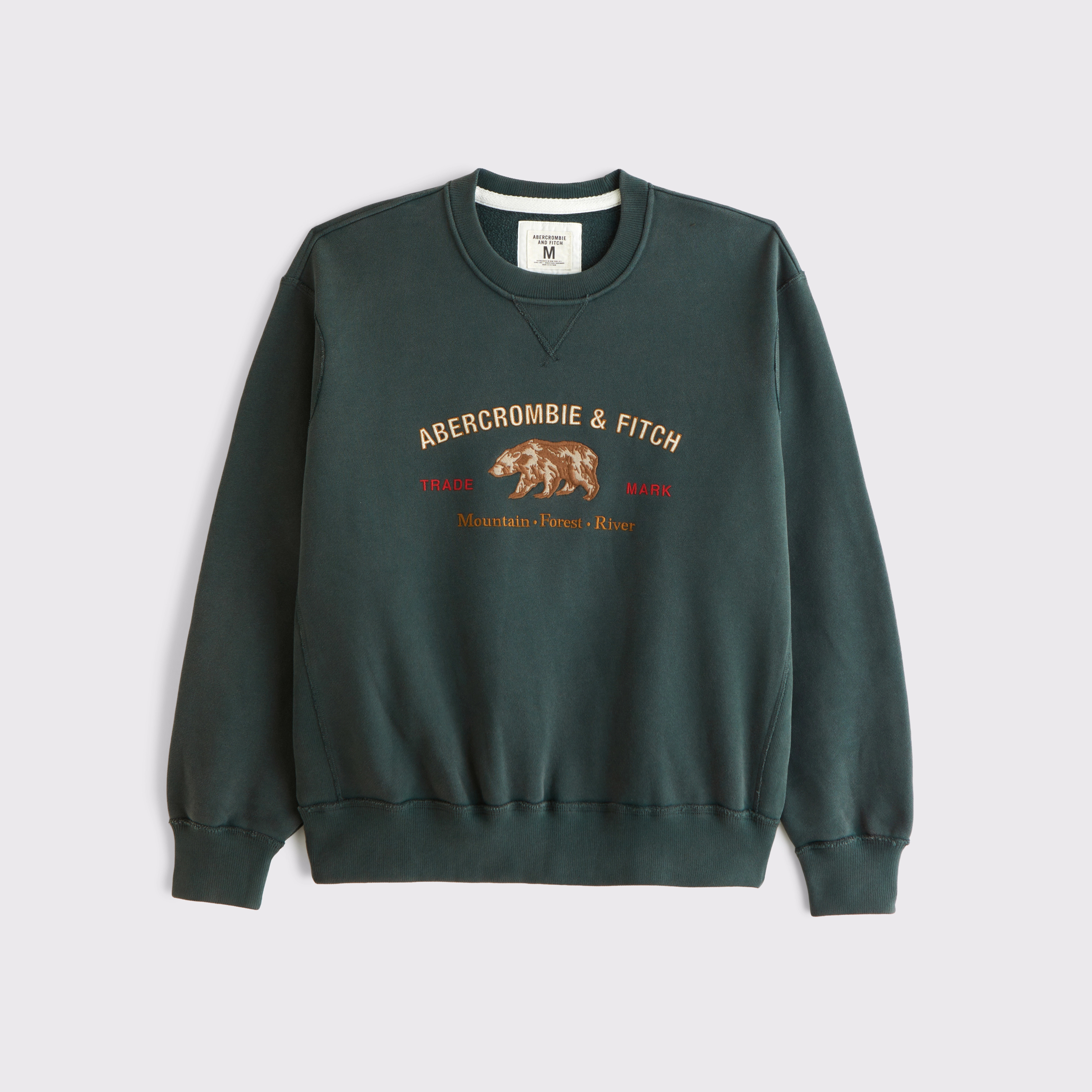Graphic Logo Crew Sweatshirt | Abercrombie & Fitch (US)