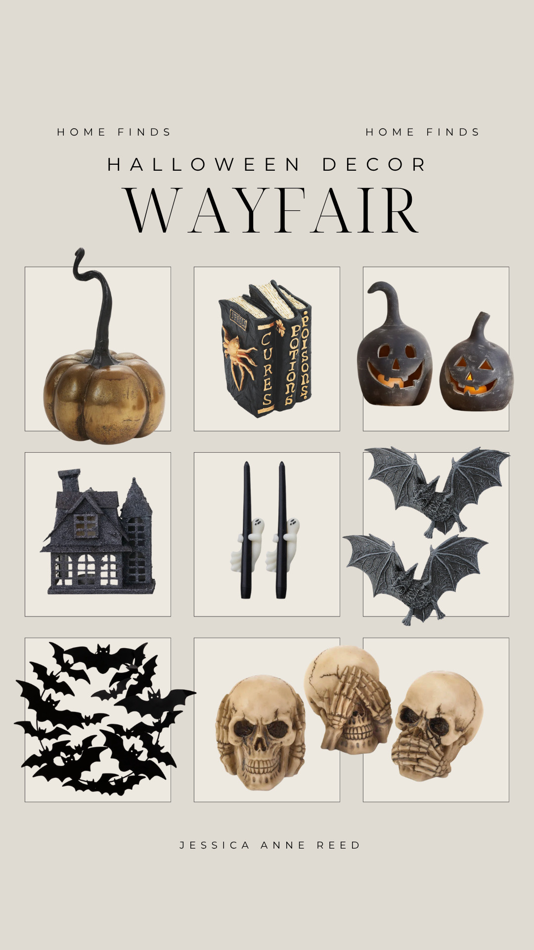 Halloween decor finds from Wayfair 🖤🎃 Spooky season, but make it neutral! Sharing trending Halloween home decor with elevated, earthy touches that feel festive without taking over your space.

Wayfair Halloween decor, neutral Halloween decor, chic Halloween decor, trending Halloween decorations, classy Halloween decor, modern Halloween decor, fall home decor

#Wayfair #WayfairFinds #HalloweenDecor #NeutralHalloween #ChicHalloween #HalloweenHome #FallDecor #SpookySeason 

 #LTKSeasonal #LTKHome