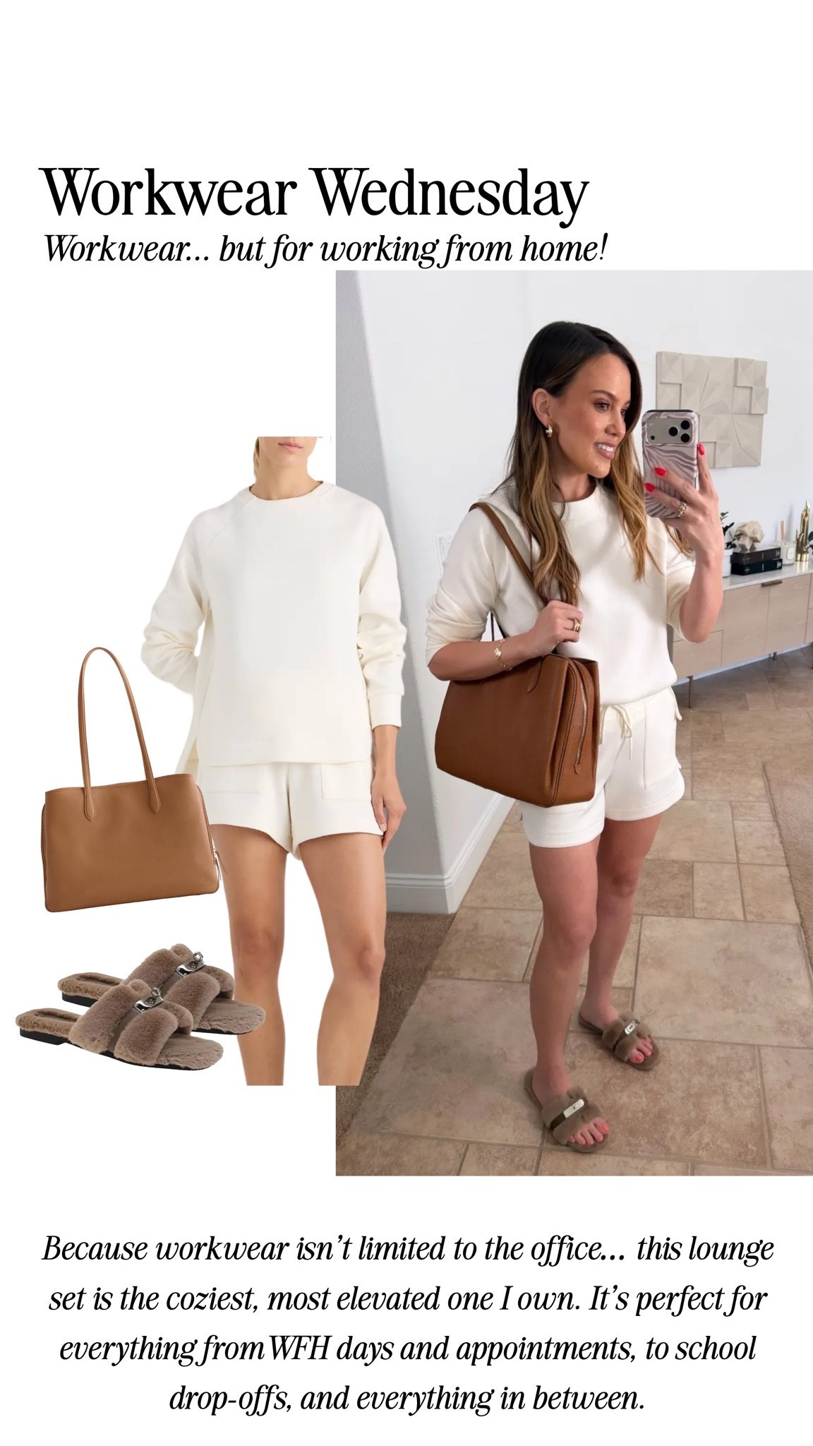 Because workwear isn’t limited to the office… this lounge set is the coziest, most elevated one I own. @Quince

#LTKWorkwear