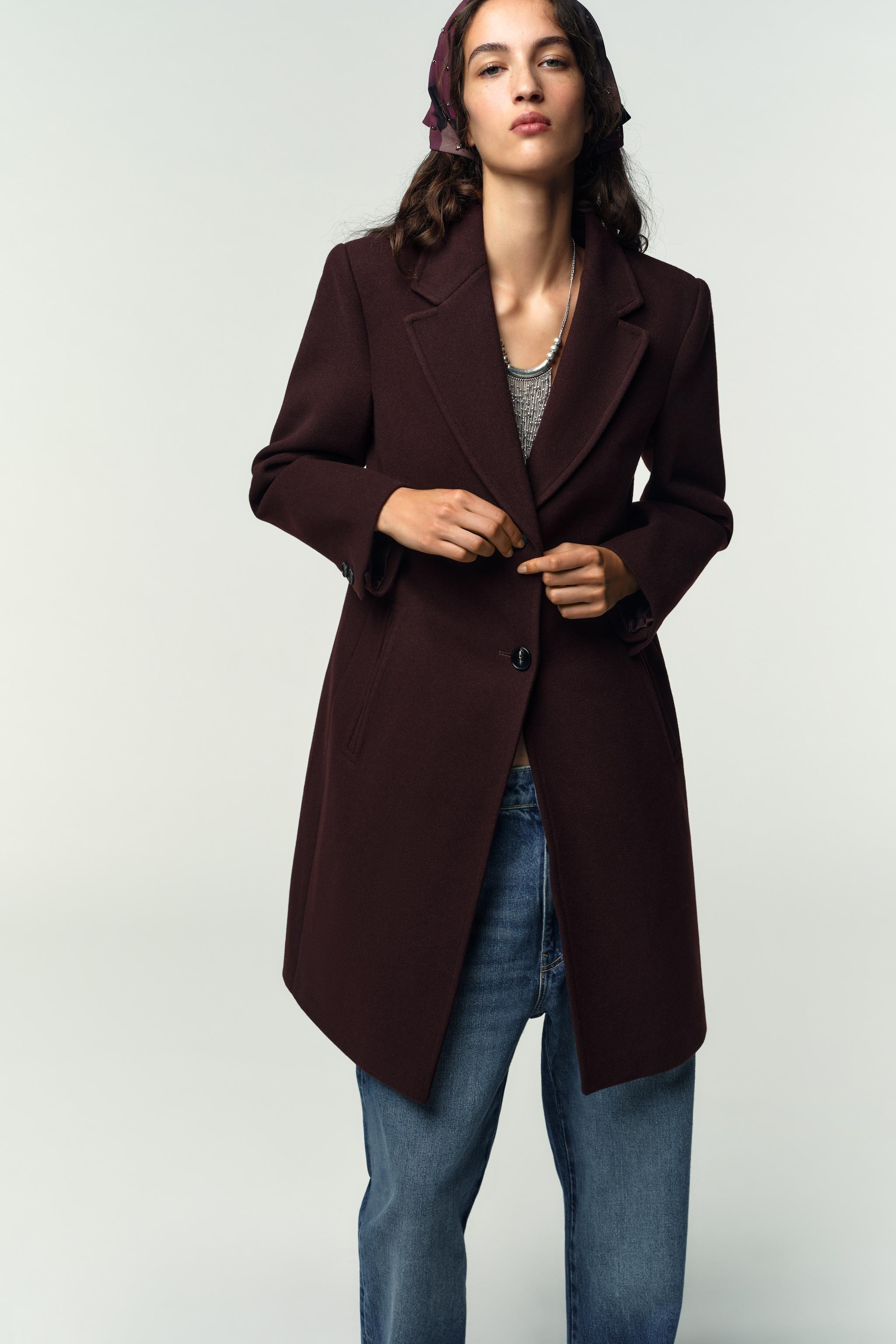 SOFT SHOULDER PAD COAT | Zara US