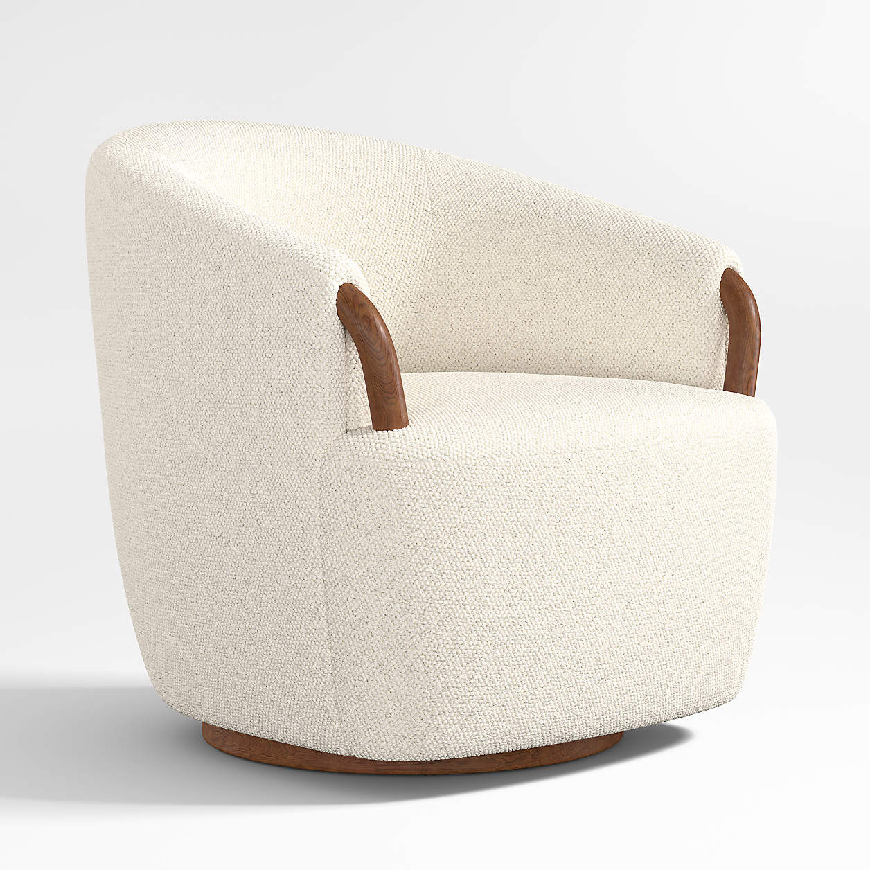 Rapallo Swivel Accent Chair + Reviews | Crate & Barrel | Crate & Barrel