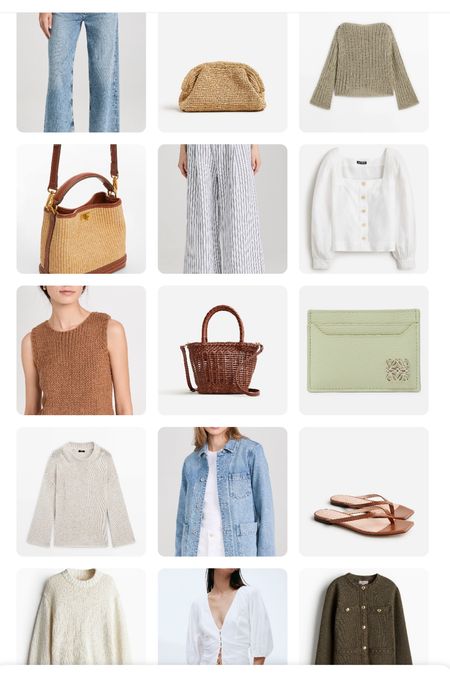 Eyeing for spring ✨🤍 some things I have in my cart include the brown chic sandals, linen pants, sweaters and a new raffia bag. 

Resort wear, spring outfits, 

#LTKSeasonal