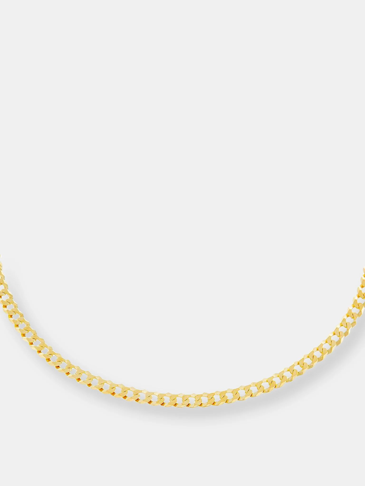 Extra Flat Cuban Chain Necklace | Verishop