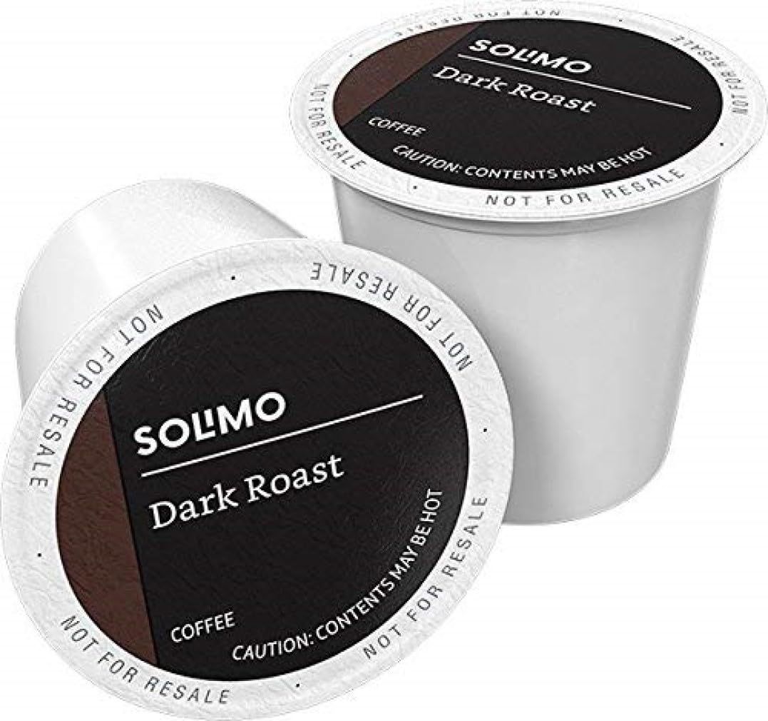Amazon Brand - Solimo Dark Roast Coffee Pods, Compatible with Keurig 2.0 K-Cup Brewers 100 Count(... | Amazon (US)