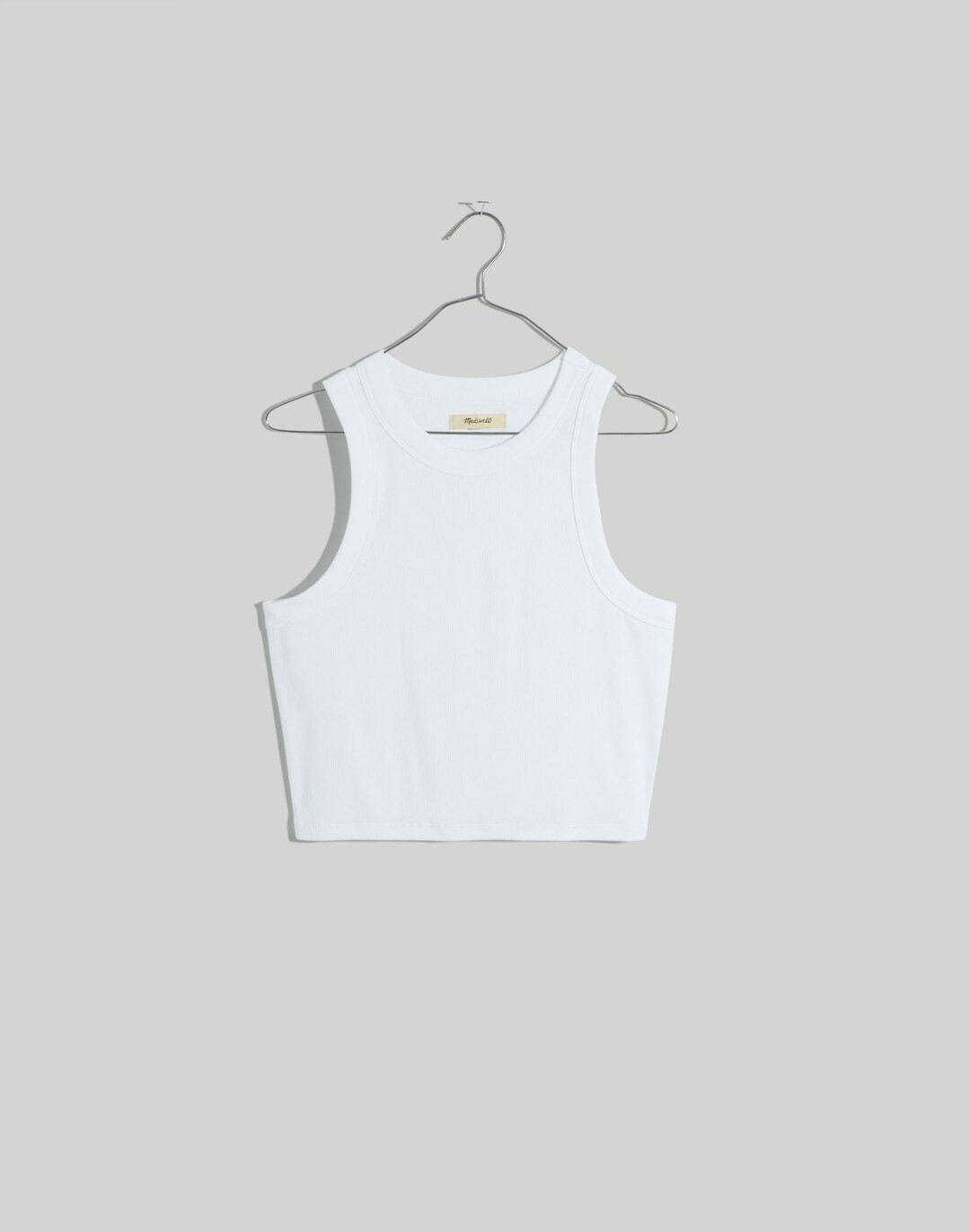 Supima&reg; Rib Crop Tank | Madewell