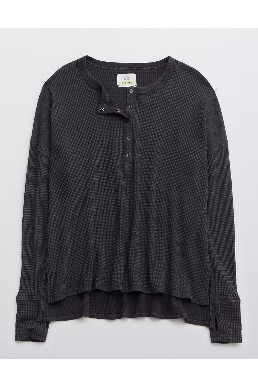 OFFLINE By Aerie Wow! Waffle Henley T-Shirt | Aerie