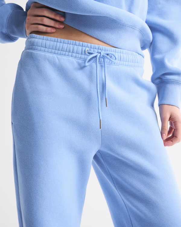 High Rise Sunday Wide Leg Sweatpant | Abercrombie & Fitch (US)
