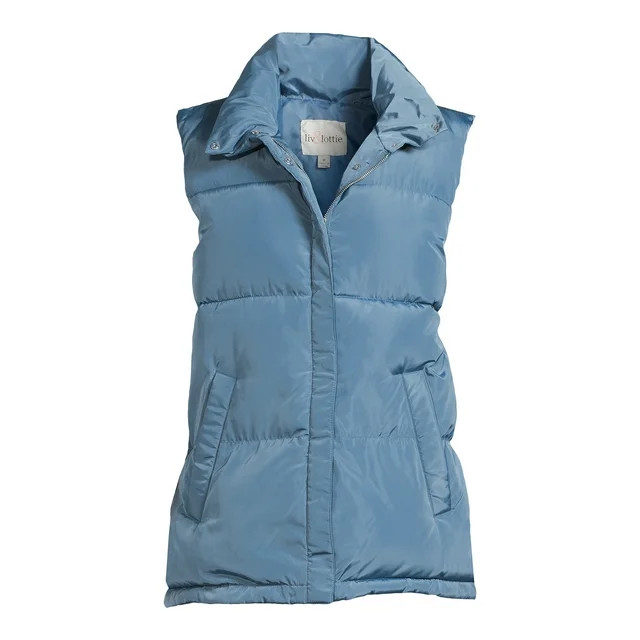 Liv & Lottie Juniors’ Oversized Puffer Vest - Walmart.com | Walmart (US)